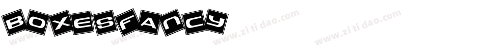 BoxesFancy字体转换