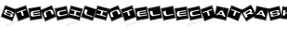 StenciLintellectaTrashFree-LrK5字体转换