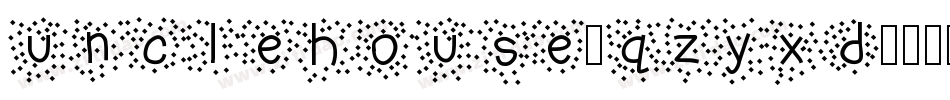 UncleHouse-qZYxd字体转换