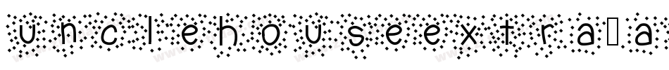 UncleHouseExtra-ALm8D字体转换