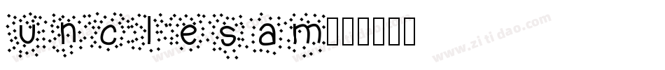 Unclesam字体转换