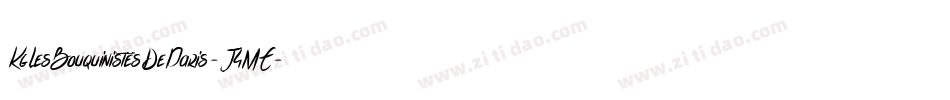 KgLesBouquinistesDeParis-J4ME字体转换 KgLesBouquinistesDeParis-J4ME字体转换