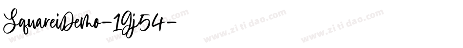 SquareiDemo-1Gj54字体转换