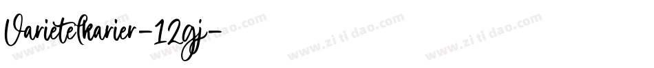 VarieteIkarier-12gj字体转换