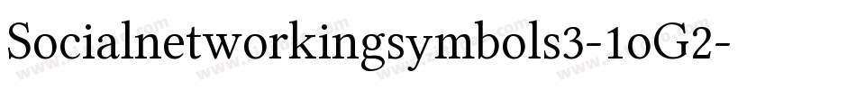 Socialnetworkingsymbols3-1oG2字体转换
