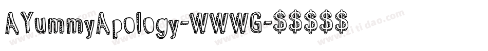 AYummyApology-WWWG字体转换