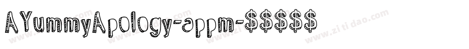 AYummyApology-appm字体转换