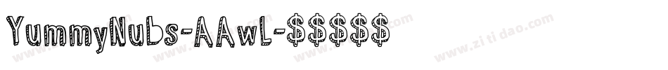 YummyNubs-AAwL字体转换