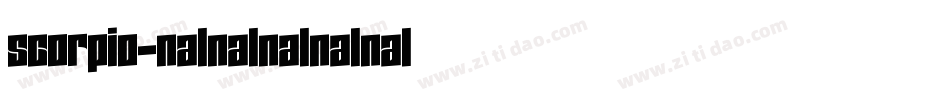 Scorpio字体转换