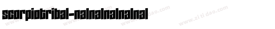 ScorpioTribal字体转换