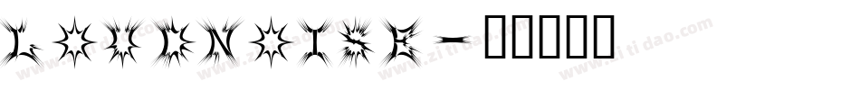 LOUDNOISE字体转换