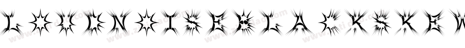 LOUDNOISEBLACKSKEW字体转换