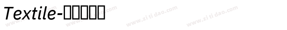 Textile字体转换
