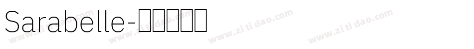 Sarabelle字体转换
