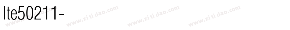 lte50211字体转换