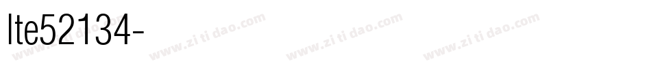lte52134字体转换