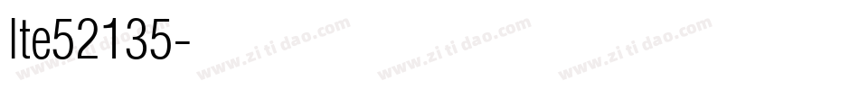 lte52135字体转换