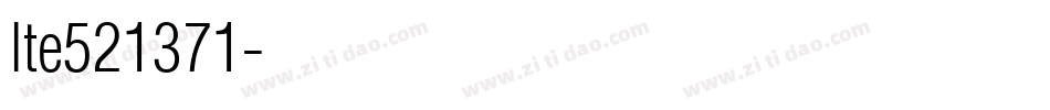 lte521371字体转换