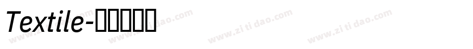 Textile字体转换