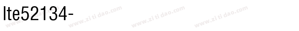 lte52134字体转换