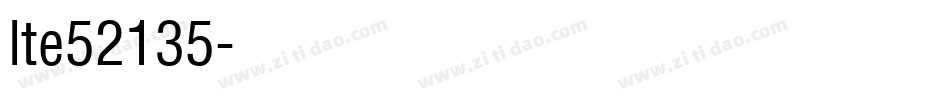 lte52135字体转换