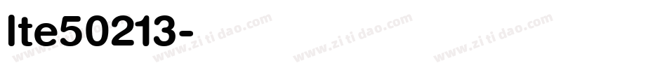 lte50213字体转换