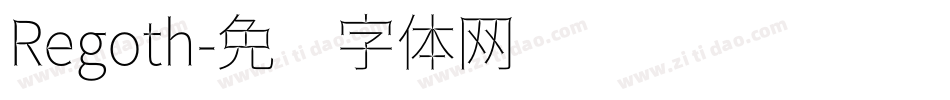 Regoth字体转换