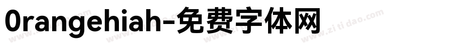 0rangehiah字体转换