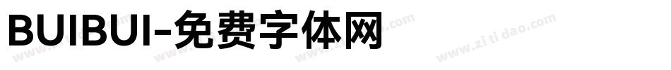 BUIBUI字体转换