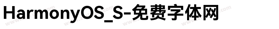 HarmonyOS_S字体转换