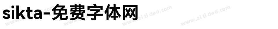 sikta字体转换