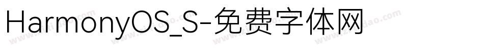 HarmonyOS_S字体转换