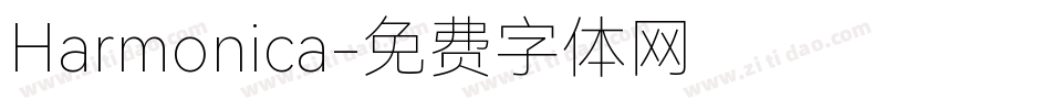 Harmonica字体转换