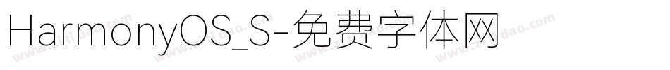 HarmonyOS_S字体转换