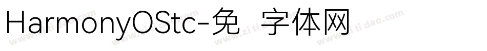 HarmonyOStc字体转换