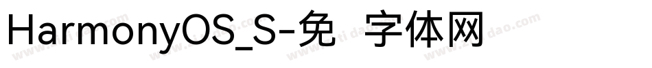 HarmonyOS_S字体转换