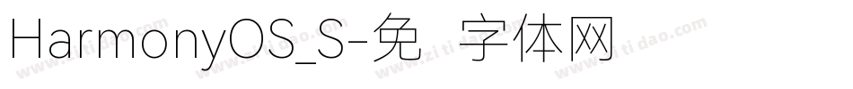HarmonyOS_S字体转换