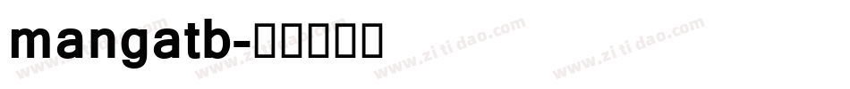 mangatb字体转换