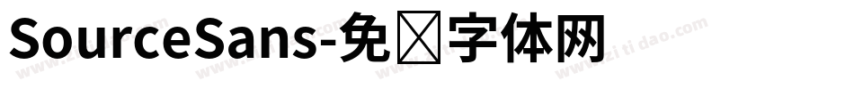 SourceSans字体转换