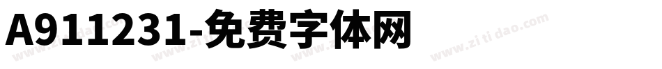 A911231字体转换