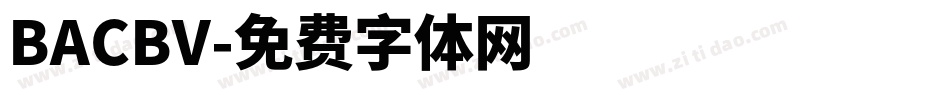 BACBV字体转换