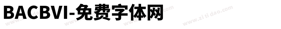 BACBVI字体转换