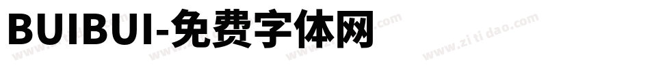 BUIBUI字体转换