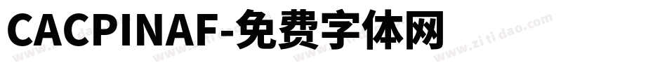 CACPINAF字体转换