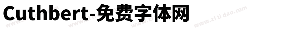 Cuthbert字体转换