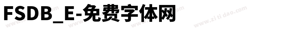 FSDB_E字体转换