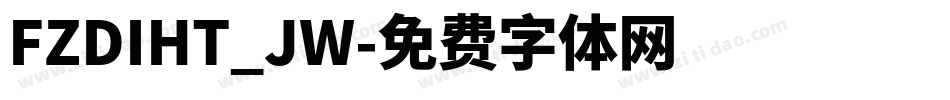 FZDIHT_JW字体转换