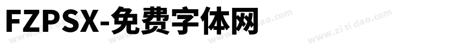 FZPSX字体转换