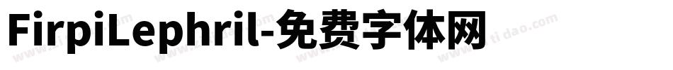 FirpiLephril字体转换