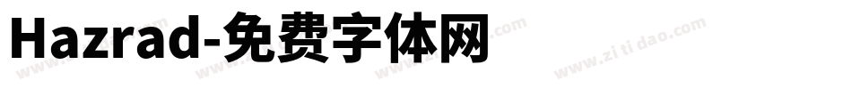 Hazrad字体转换
